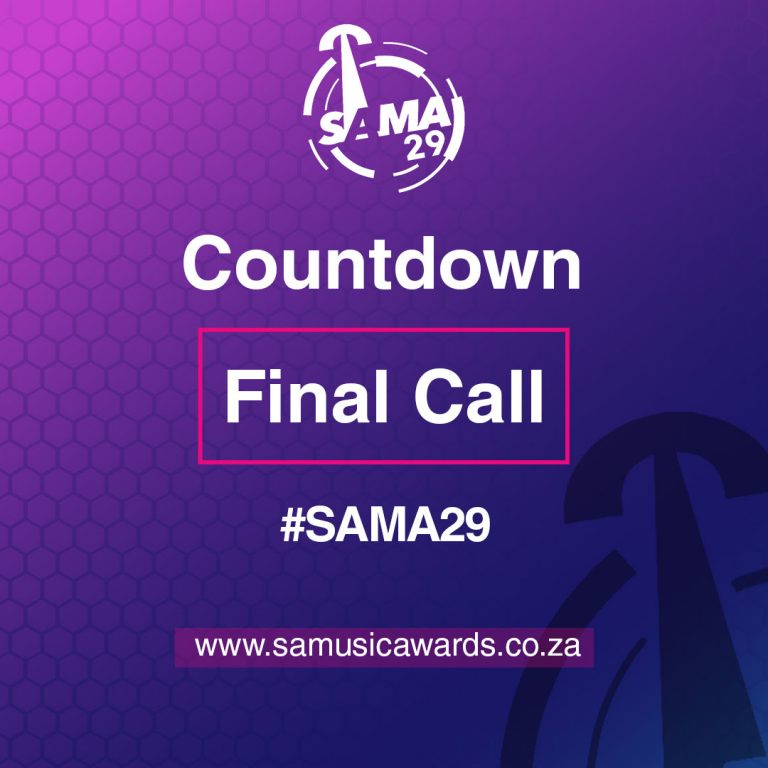 A Final Call For #SAMA29 Entries